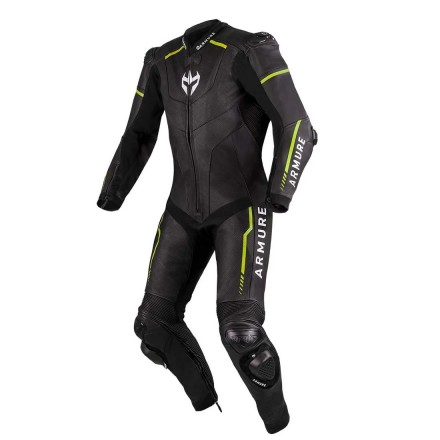 Traje Mono Armure Drake Professional Black Yellow Fluo
