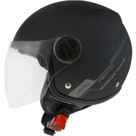 Casco jet LJC Vento Solid Matt Black