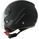 Casco jet LJC Vento Solid Matt Black