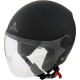 Casco De Moto Jet Level Ljc Vento Fluor Mate Con Gafas Interiores