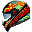 CASCO AGV K-3 SV Pinlock Maxvision Rossi Valencia 2003
