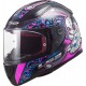 Casco integral LS2 FF353 Junior Rapid Mini Voodoo Black Fluo Pink