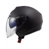 Casco jet LS2 OF573 Twister II Matt Black
