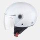 Casco jet MT Street Solid White