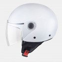 Casco jet MT Street Solid White