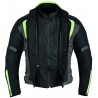 Chaqueta cordura invierno Kangroute Derbi Negra-Amarilla Flúor