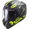 Casco integral LS2 FF327 Challenger Spin M. Cobalt H-V Yellow