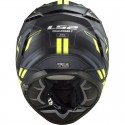Casco integral LS2 FF327 Challenger Spin M. Cobalt H-V Yellow