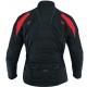 Chaqueta de cordura KGT GM-111 color negro-rojo