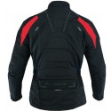 Chaqueta de cordura KGT GM-111 color negro-rojo