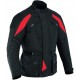 Chaqueta de cordura KGT GM-111 color negro-rojo
