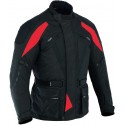 Chaqueta de cordura KGT GM-111 color negro-rojo