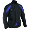 Chaqueta de cordura KGT GM-111 color negro-azul