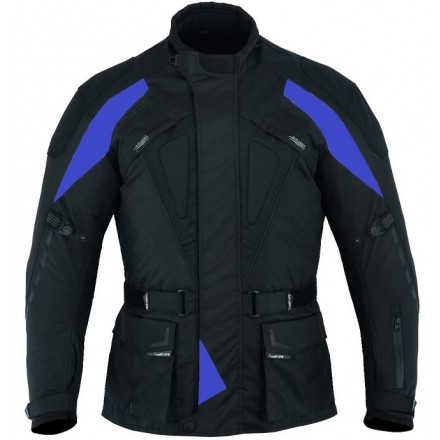 Chaqueta de cordura KGT GM-111 color negro-azul