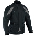 Chaqueta de cordura KGT GM-111 color negro-gris