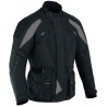 Chaqueta de cordura KGT GM-111 color negro-gris