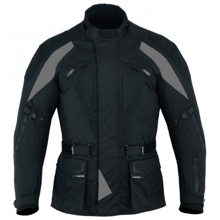 Chaqueta de cordura KGT GM-111 color negro-gris
