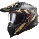 Casco LS2 MX 701 Explorer Carbon 2206 Extend Matt Military Green