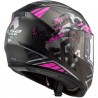 Casco integral LS2 FF397 Vector Evo Stencil Matt Black Pink