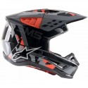 Casco Alpinestars S-M5 Rover ANTHRACITE / RED FLUO / GRAY CAMO