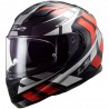 Casco integral LS2 FF320.70 Stream Evo Loop Black Red
