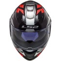 Casco integral LS2 FF320.70 Stream Evo Loop Black Red