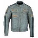 Chaqueta de cuero Bstar BSM-7870 Classic Gris