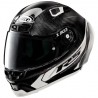 CASCO X-LITE X-803 RS Ultra Carbon Hot Lap Black White