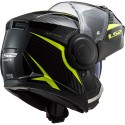 Casco modular LS2 FF902 Scope Skid Black H-V Yellow