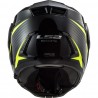 Casco modular LS2 FF902 Scope Skid Black H-V Yellow