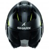 Casco modular Shark Evo-Es Kryd Anthracite Black Yellow