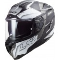 Casco integral LS2 FF327 Challenger Allert M Titan Silver