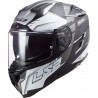 Casco integral LS2 FF327 Challenger Allert M Titan Silver