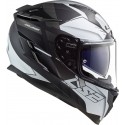 Casco integral LS2 FF327 Challenger Allert M Titan Silver