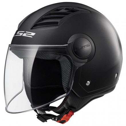 Casco jet LS2 OF562 Airflow Solid Matt Black