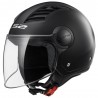 Casco jet LS2 OF562 Airflow Solid Matt Black