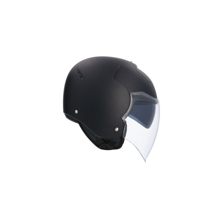 Casco jet SHIRO SH-64 SV Tokio color negro mate
