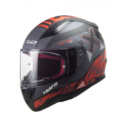 Casco integral LS2 FF353.61 Rapid Xtreet Black Red