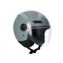 Casco jet SHIRO SH-62 GS Asphalt color gris