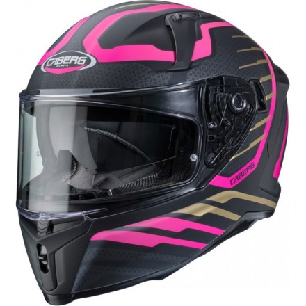 Casco integral Caberg Avalon Forge Negro Mate Rosa