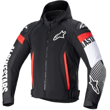 Chaqueta Alpinestars Zaca Air Black White Red Fluo