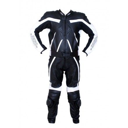 Mono de moto 2 piezas ZX-ONE BC-222 color blanco