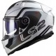 Casco integral LS2 FF811 Vector II Metric 22-06 Titan Gris Blanco