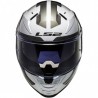 Casco integral LS2 FF811 Vector II Metric 22-06 Titan Gris Blanco