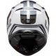 CASCO MOTO LS2 INTEGRAL FF811 VECTOR II METRICO BLANCO TITANIO PLATA S 22-06