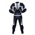 Mono de moto 2 piezas ZX-ONE BC-222 color blanco
