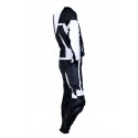 Mono de moto 2 piezas ZX-ONE BC-222 color blanco