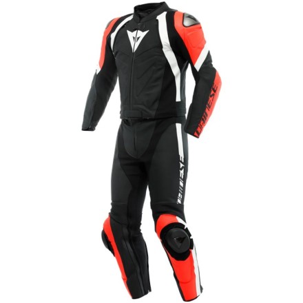 Mono moto 2 piezas Dainese Avro 4 MATT / FLUO-RED / WHITE