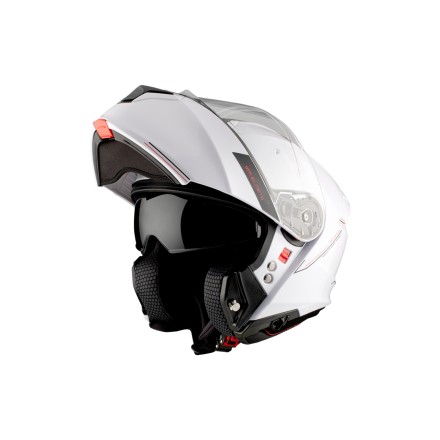 Casco modular MT Genesis SV Solid A0 Gloss White