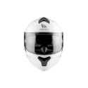 Casco modular MT Genesis SV Solid A0 Gloss White